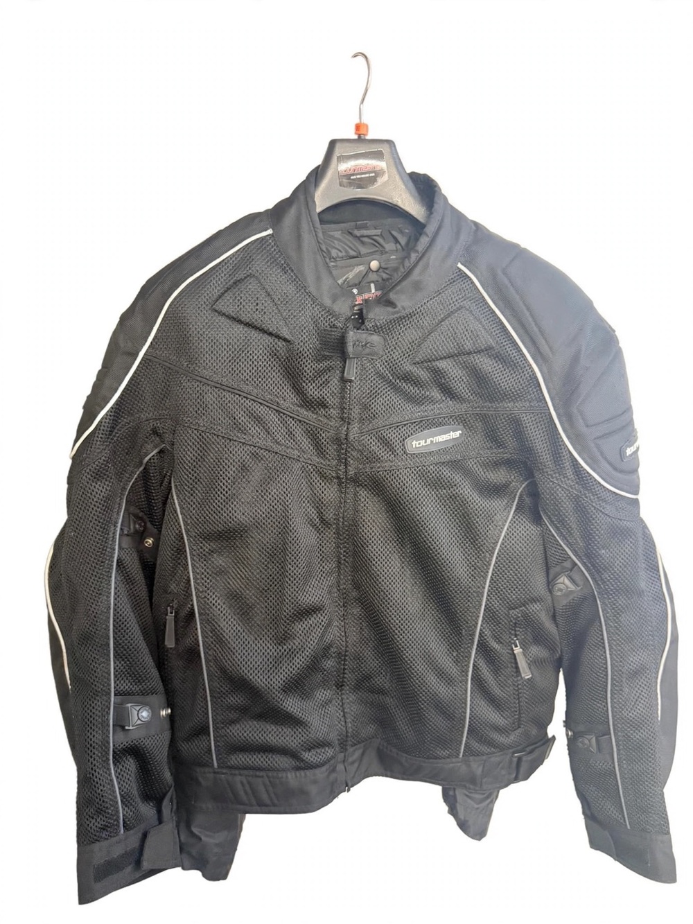 Tourmaster Men's Black Mesh Performance Motorcycle Jacket